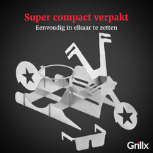 GrillX BBQ Bierdosenhalter - Beer Can Chicken - Bike