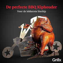 GrillX BBQ Bierdosenhalter - Beer Can Chicken - Bike