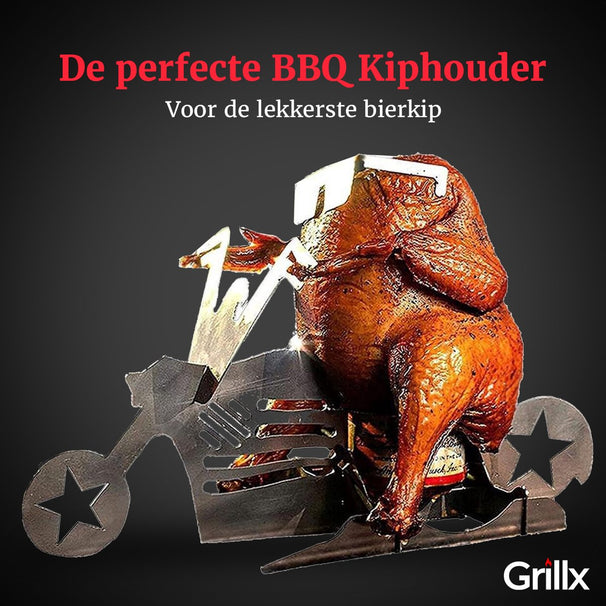 GrillX BBQ Bierdosenhalter - Beer Can Chicken - Bike