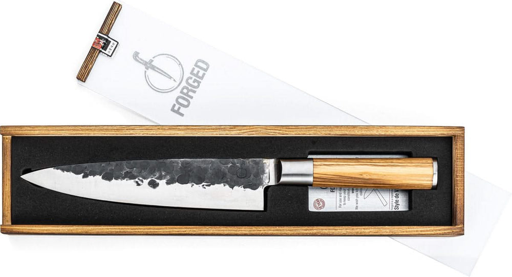 Forged Kochmesser Olive 20 cm