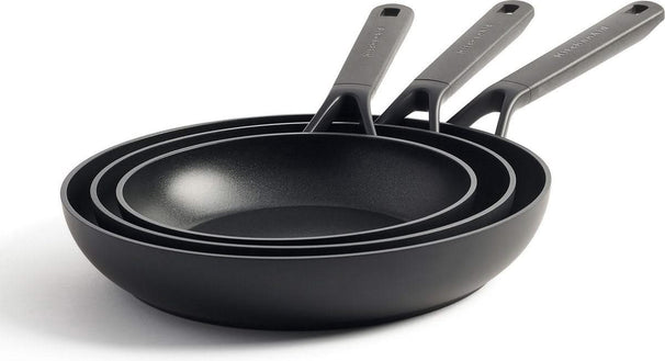 KitchenAid Bratpfannenset Classic Forged - ø 20, 24 & 28 cm - keramische Antihaftbeschichtung