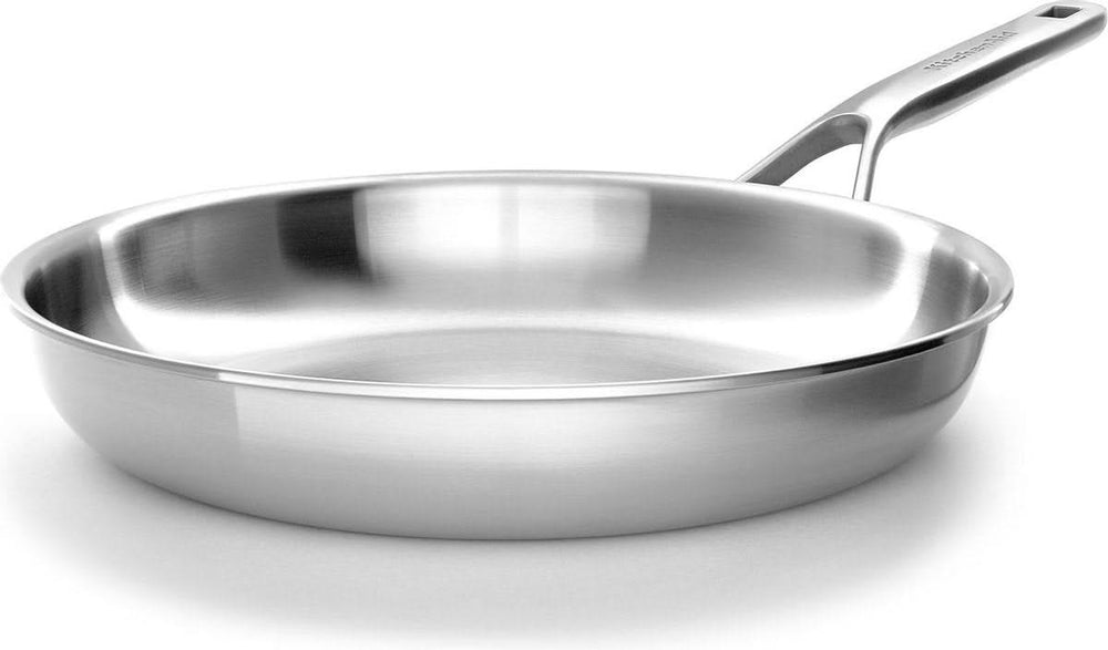 KitchenAid Bratpfannenset - Multi-Ply Edelstahl - ø 24 und 28 cm - ohne Antihaftbeschichtung