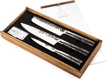 Forged Messerset Intense - 3-teilig - Kochmesser, Hackmesser und Universalmesser
