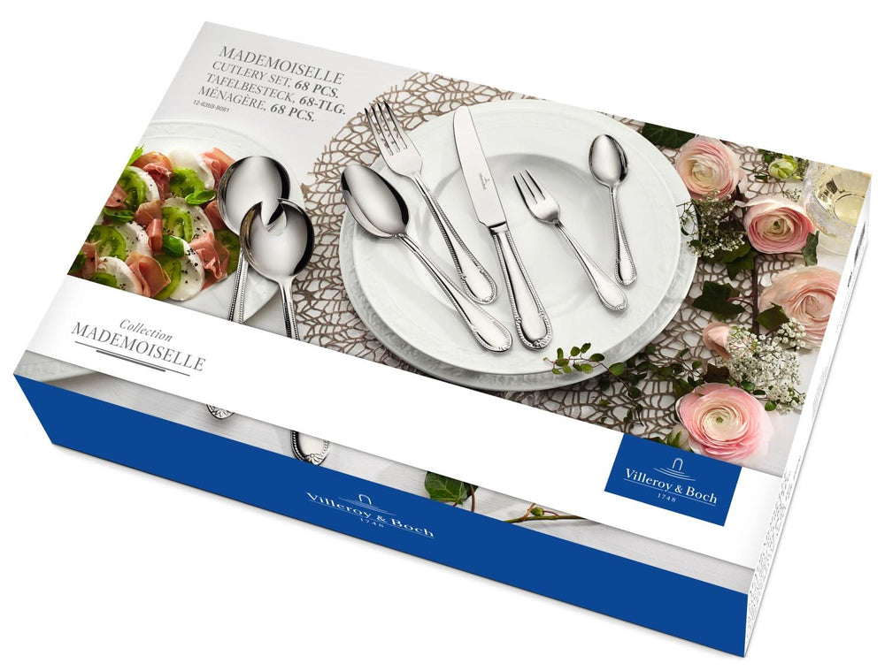 Villeroy & Boch Besteckset Mademoiselle - Edelstahl - 68-teilig / 12 Personen