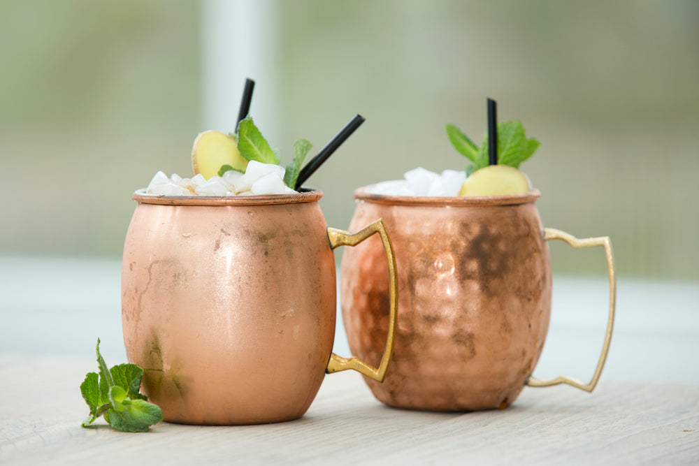Cookinglife Moscow Mule Cocktailbecher - Kupfer - 500 ml - 6 Stück