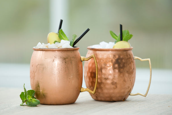 Cookinglife Moscow Mule Cocktailbecher - Kupfer - 500 ml - 6 Stück