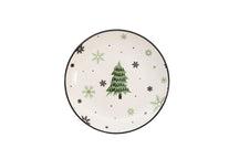 Cookinglife Weihnachtsgeschirrset Grün 18-teilig / 6 Personen - 6 Speiseteller , 6 Frühstücksteller & 6 Schalen