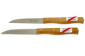 Robert Herder Mühlenmesser Edelstahl Holz - Klinge 8,5 cm - 2 Stück