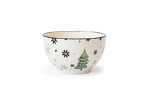 Cookinglife Weihnachtsgeschirrset Grün 18-teilig / 6 Personen - 6 Speiseteller , 6 Frühstücksteller & 6 Schalen