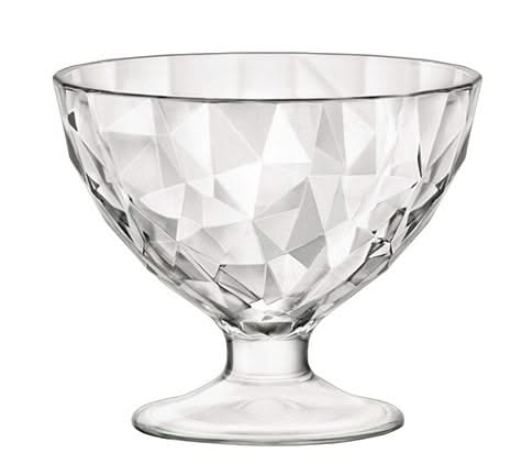 Bormioli Rocco Eisbecher - Sorbetgläser - Diamant - 360 ml - 6er-Pack
