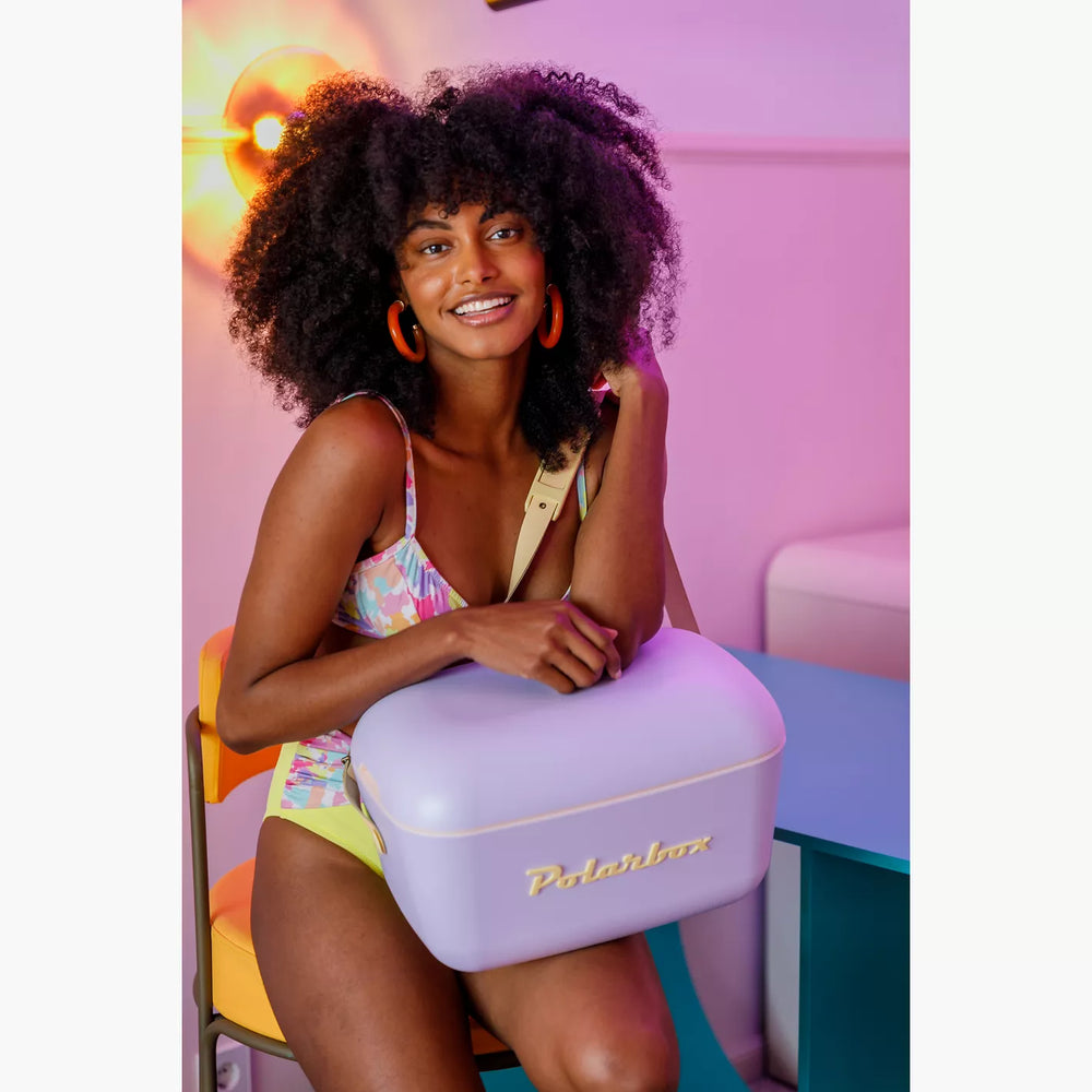 Polarbox Kühlbox mit Schultergurt - Lila Sorbet - 20 Liter