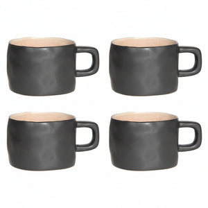Cosy & Trendy Kaffeetassen Laguna Old Rose 230 ml - 4 Stück