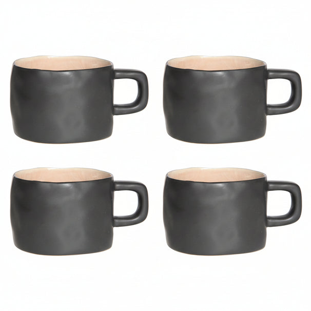 Cosy & Trendy Kaffeetassen Laguna Old Rose 230 ml - 4 Stück