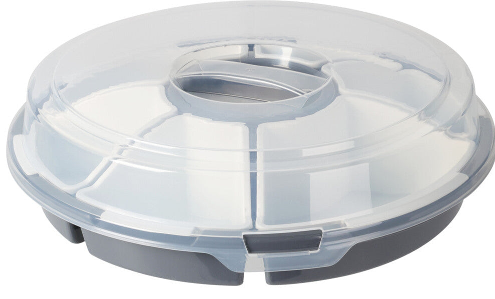 Cookinglife Snackschale rund Ø 31 cm - mit 5 separaten Behältern