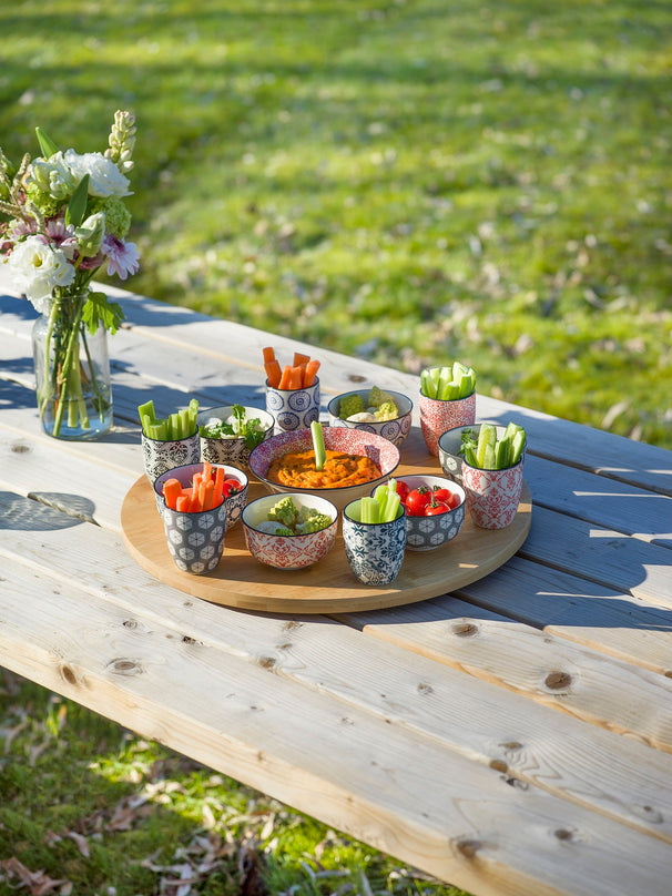 Cosy & Trendy Geschirrset Delirio 18-teilig / 6 Personen - 6 Speiseteller, 6 Frühstücksteller und 6 Schalen