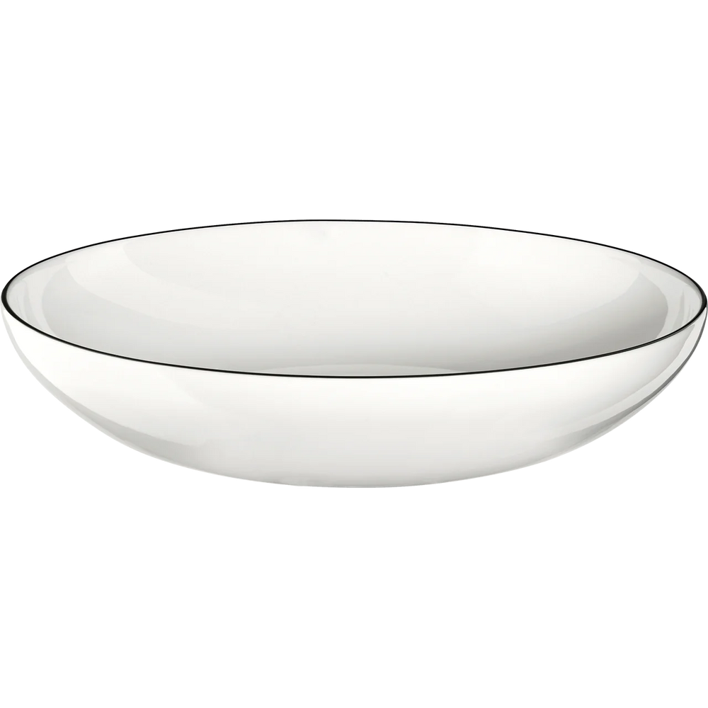 ASA Selection Tiefe Teller / Pastateller A Table Ligne Noire ø 22 cm - 4 Stück
