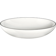 ASA Selection Tiefe Teller / Pastateller A Table Ligne Noire ø 22 cm - 4 Stück