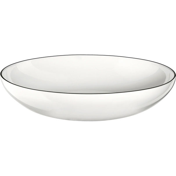 ASA Selection Tiefe Teller / Pastateller A Table Ligne Noire ø 22 cm - 4 Stück