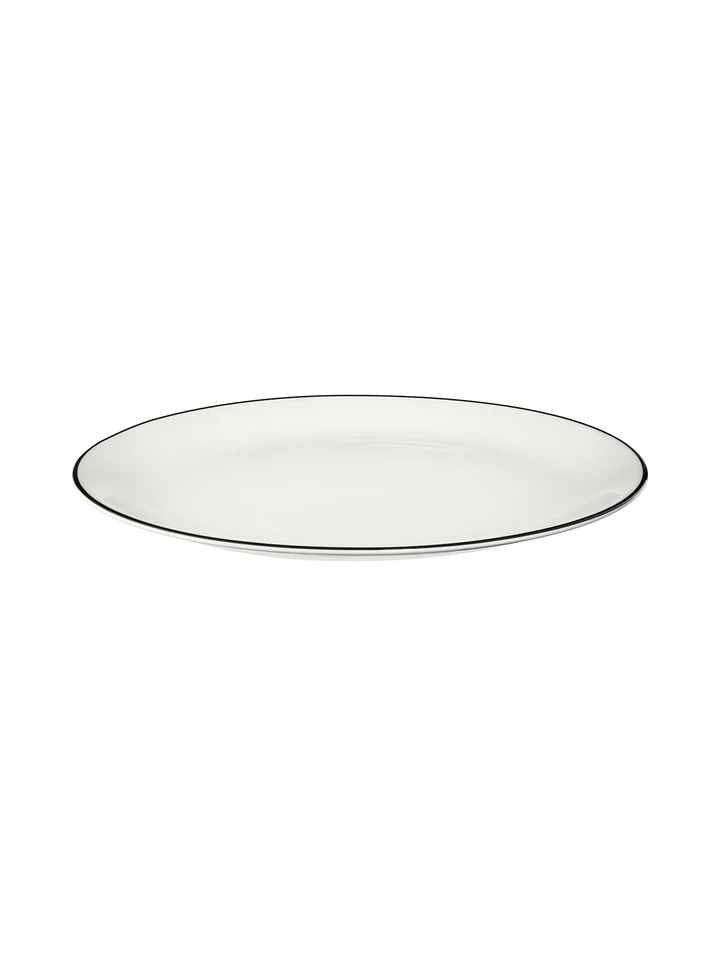 ASA Selection Frühstücksteller / Dessertteller A Table Ligne Noire ø 21 cm - 4 Stück