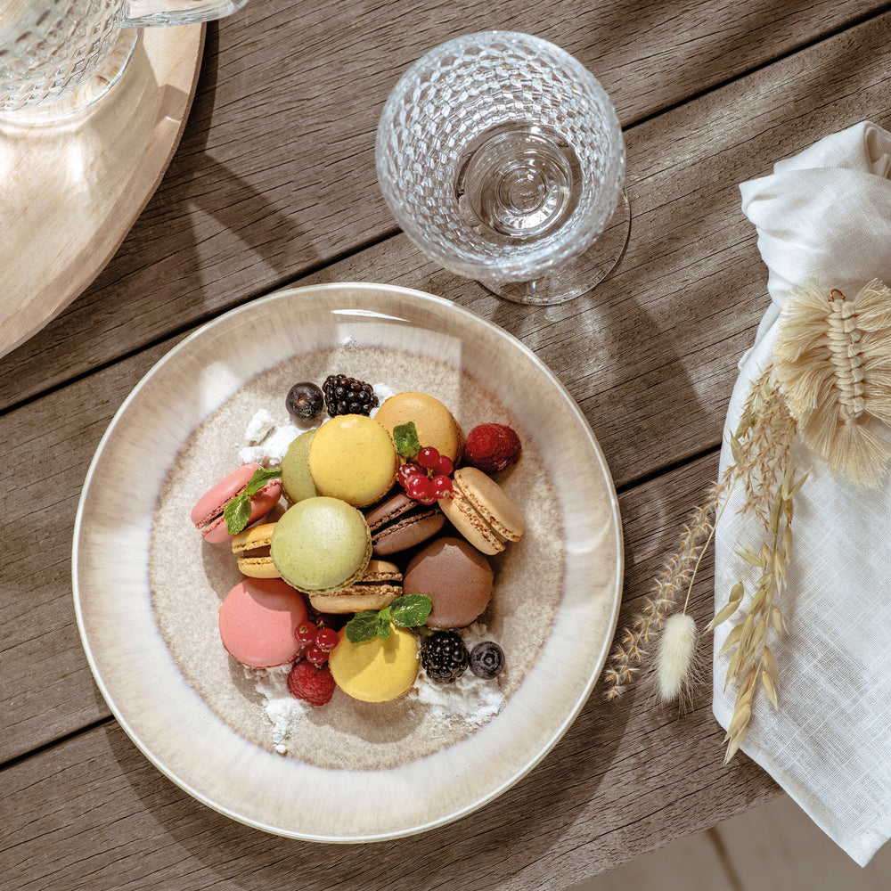 Villeroy &amp; Boch Frühstücksteller / Dessertteller Perlemor Sand - ø 24 cm
