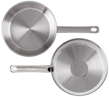Cookinglife Bratpfannenset Superior Triply Edelstahl 3-teilig - ø 20, 24 & 28 cm - geeignet für alle Wärmequellen - ohne Antihaftbeschichtung