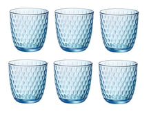 Bormioli Rocco Wassergläser Slot - Blau - 290 ml - 6 Stück