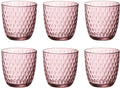 Bormioli Rocco Wassergläser Slot - Rosa - 290 ml - 6 Stück
