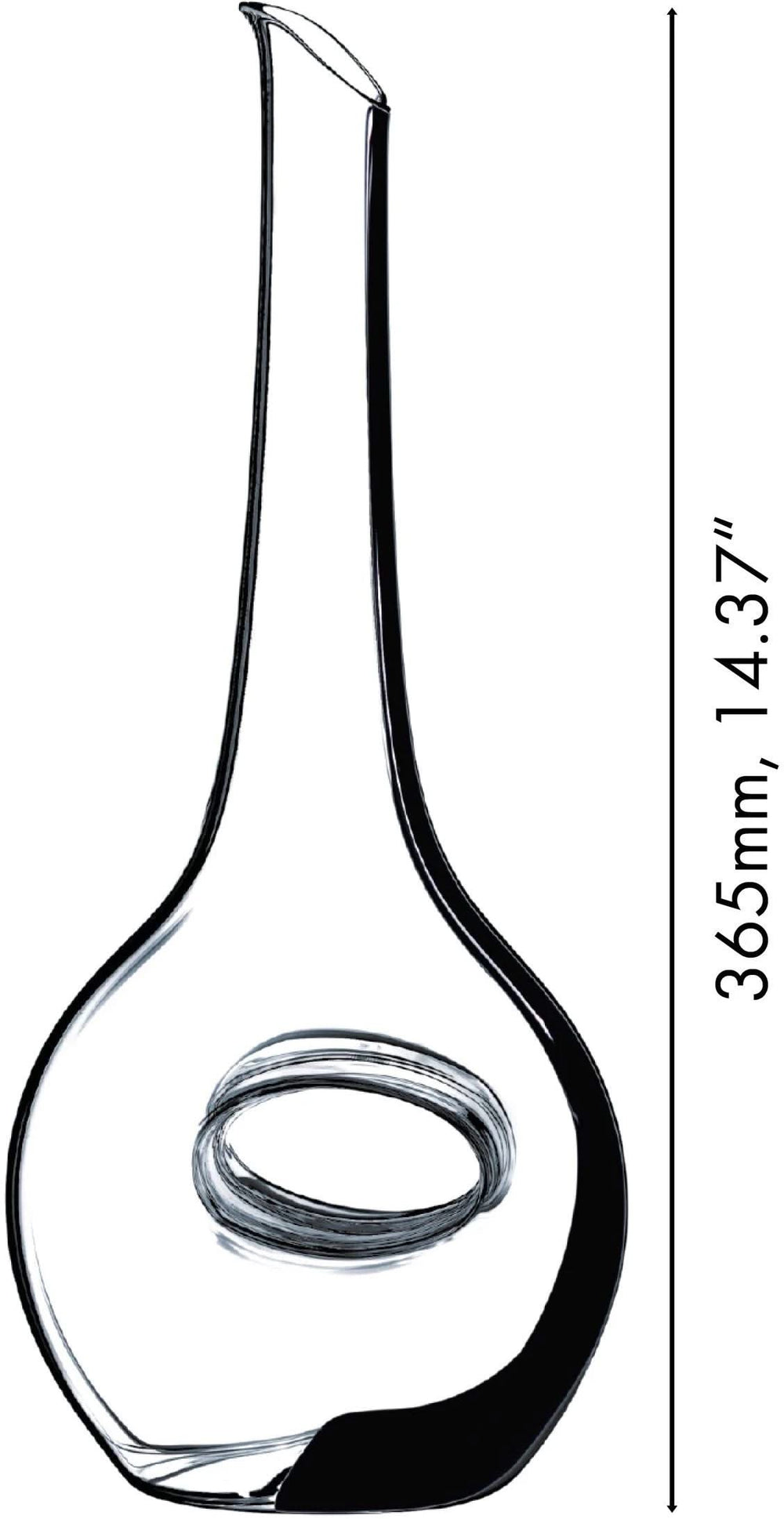 Riedel Dekanter Black Tie Occhio Nero - Handgemacht - 750 ml