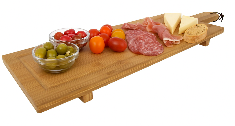 Cookinglife Servierbrett XL - Bambus - 88 x 26 cm