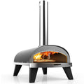 ZiiPa Pizzaofen Piana - Holz befeuert - mit Thermometer - Anthrazit - für ø 30 cm Pizzen