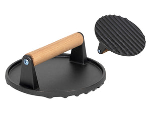 Blackwell Gusseisen Hamburgerpresse / Smash Burger Presse / Grillpresse / Fleischpresse - Gusseisen - ø 18 cm