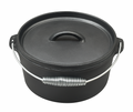 Blackwell Bräter Gusseisen / Dutch oven mit Deckel - ø 25 cm / 4 Liter - ohne Antihaftbeschichtung