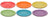 Studio Tavola Speiseteller Sunny Summer ø 26,5 cm - 6 Stück