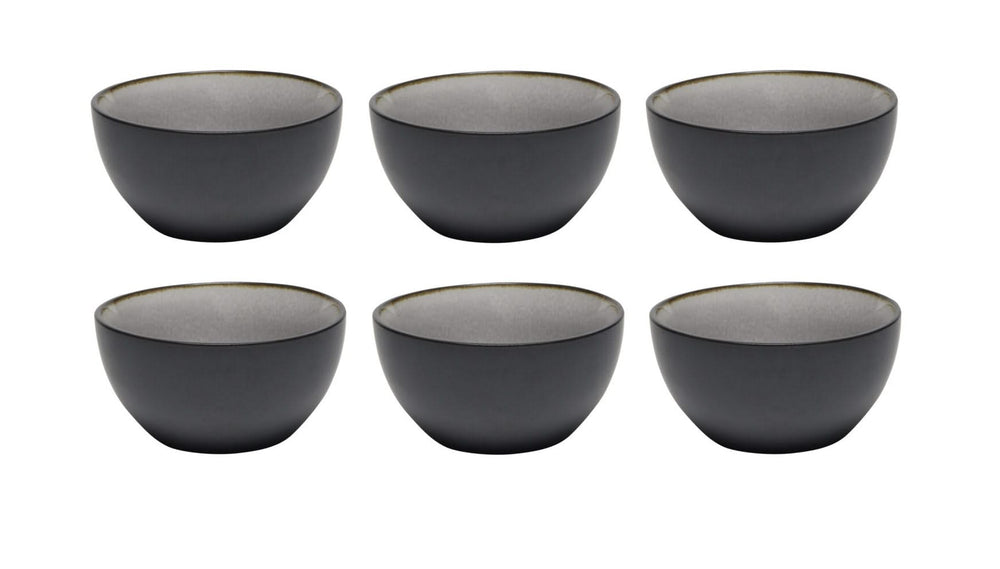 Cookinglife Kleine Schalen Nola Warm Grey ø 12 cm - 6 Stück