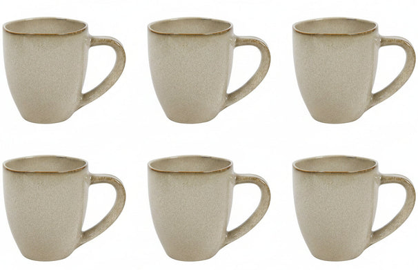 Cookinglife Tassen Sabi Beige 450 ml - 6 Stück