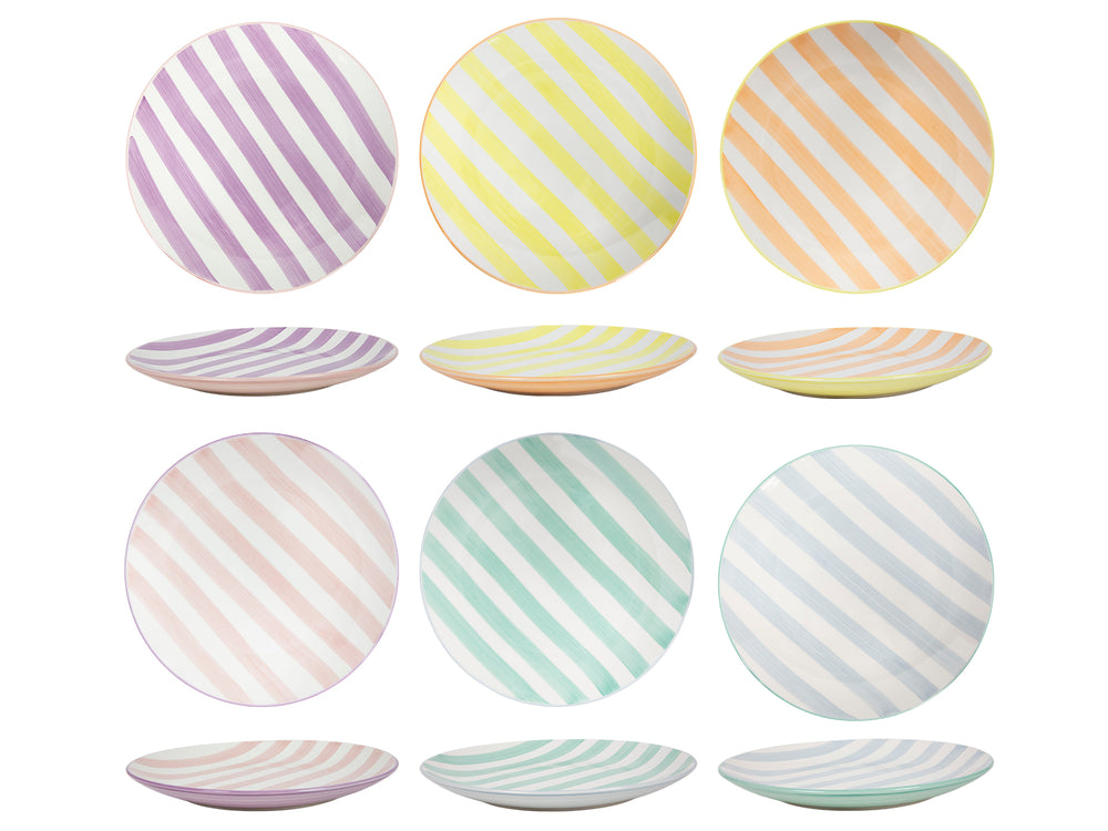 Cookinglife Geschirrset Spring Vibes - 18-teilig / 6 Personen - 6 Speiseteller, 6 Frühstücksteller und 6 Suppenteller