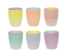 Cookinglife Kaffeetassen / Senseo Tassen Pastel Harmony 180 ml - 6 Stück