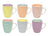 Cookinglife Becher Pastel Harmony 340 ml - 6 Stuks