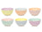 Cookinglife Kleine Schalen Pastel Harmony Ø 12 cm - 6 Stück