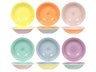 Cookinglife Tiefe Teller / Pastateller Pastel Harmony ø 21 cm - 6 Stück