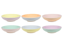Cookinglife Tiefe Teller / Pastateller Pastel Harmony Ø 23 cm - 6 Stück
