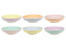 Cookinglife Tiefe Teller / Pastateller Pastel Harmony Ø 23 cm - 6 Stück