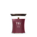WoodWick Duftkerze Medium Wood Smoke - 11 cm / ø 10 cm - Duftkerze im Glas - Holzdocht