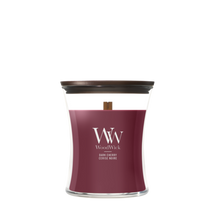 WoodWick Duftkerze Medium Wood Smoke - 11 cm / ø 10 cm - Duftkerze im Glas - Holzdocht