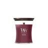 WoodWick Duftkerze Medium Dark Cherry - 11 cm / ø 10 cm - Duftkerze im Glas - Holzdocht