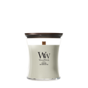 WoodWick Duftkerze Medium Fireside - 11 cm / ø 10 cm - Duftkerze im Glas - Holzdocht