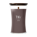WoodWick Duftkerze Large Iris Woods - 18 cm / ø 10 cm - Duftkerze im Glas - Holzdocht