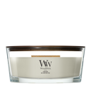 WoodWick Duftkerze Ellipse Fireside - 9 cm / 19 cm - Duftkerze im Glas - Holzdocht