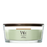 WoodWick Duftkerze Ellipse Matcha Zest - 9 cm / 19 cm - Duftkerze im Glas - Holzdocht