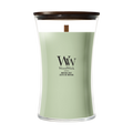 WoodWick Duftkerze Large Matcha Zest - 18 cm / ø 10 cm - Duftkerze im Glas - Holzdocht